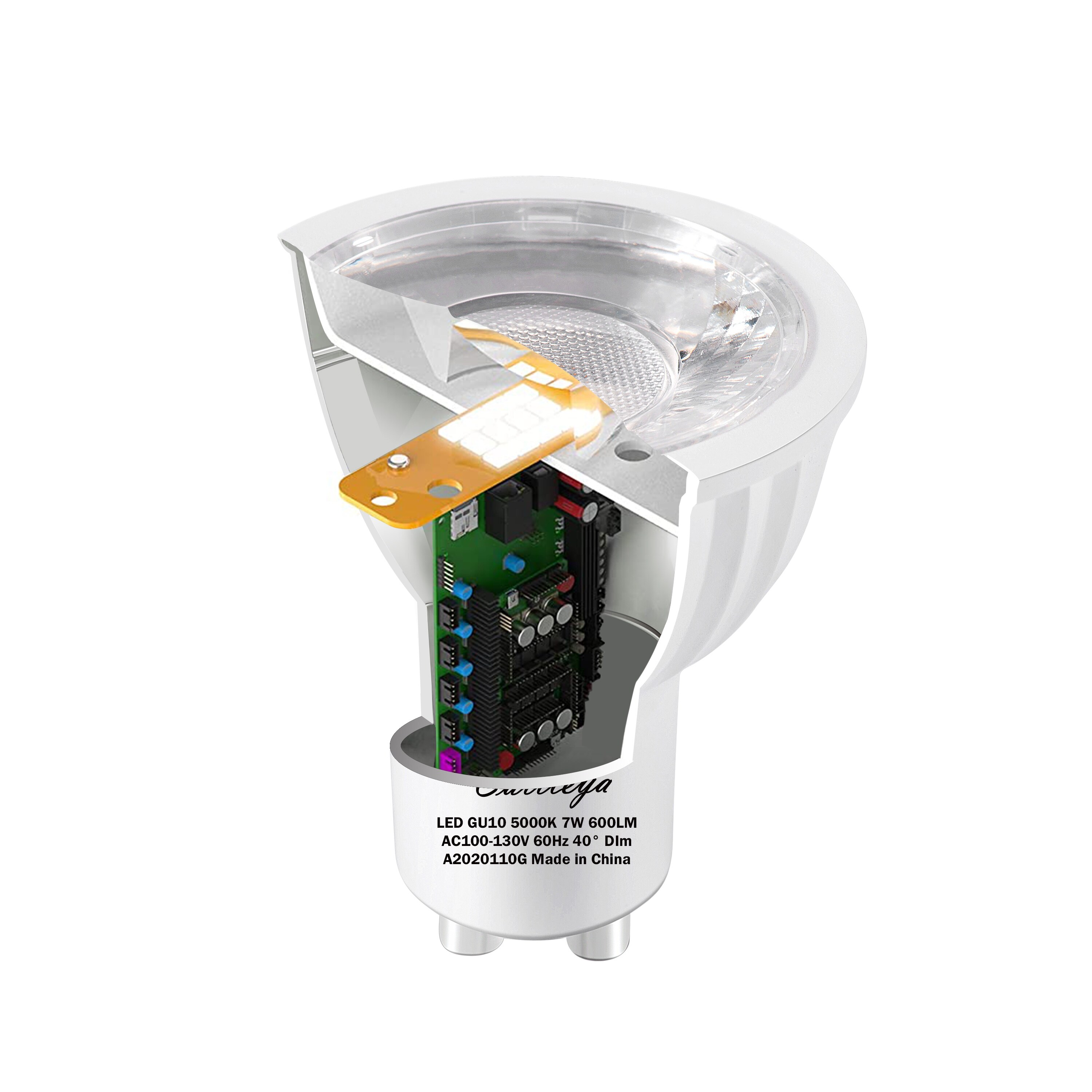 Gu10 led 75w equivalent on sale
